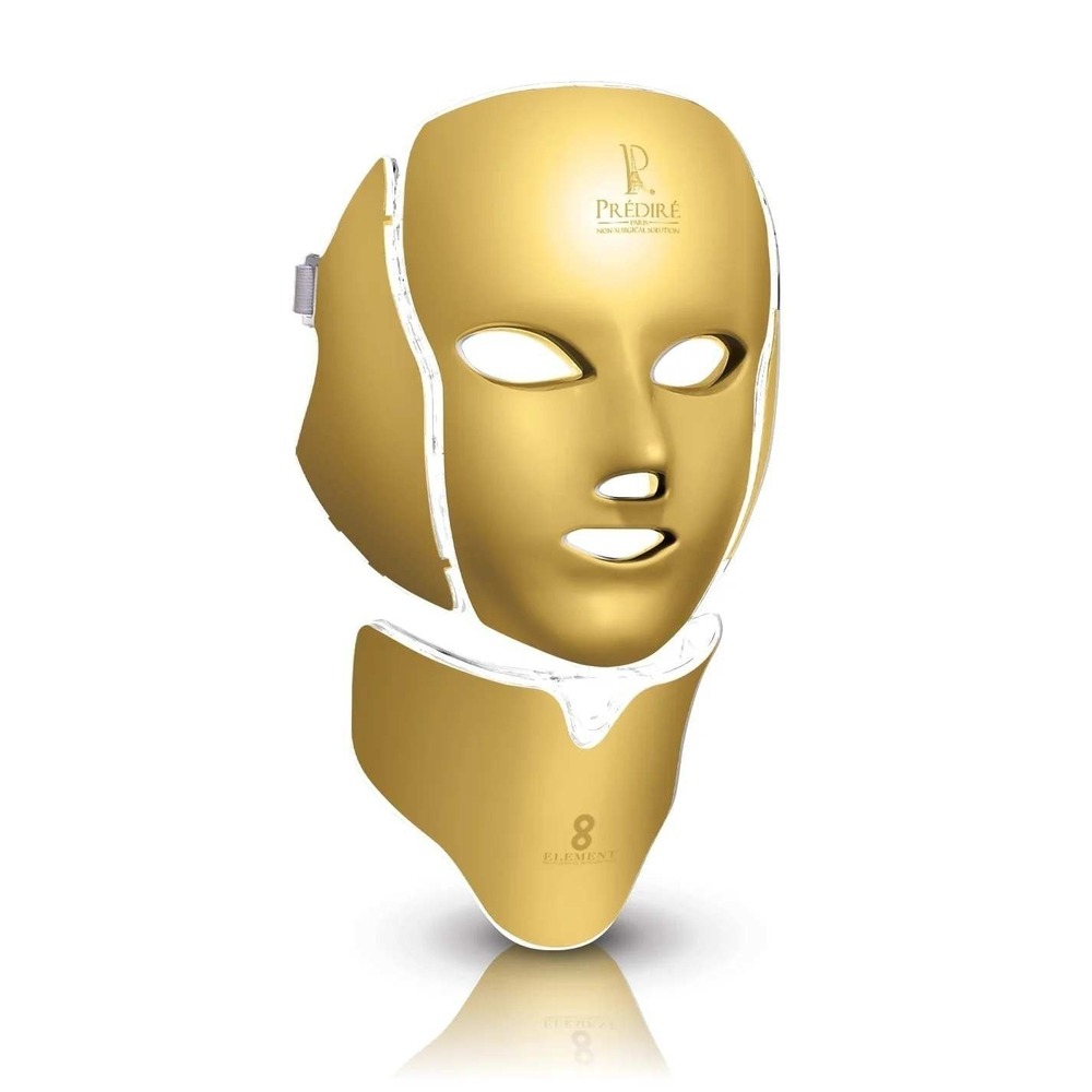 Predire Paris 8 Element Multi-Purpose LED Skincare Mask Gold Light Therapy New‎